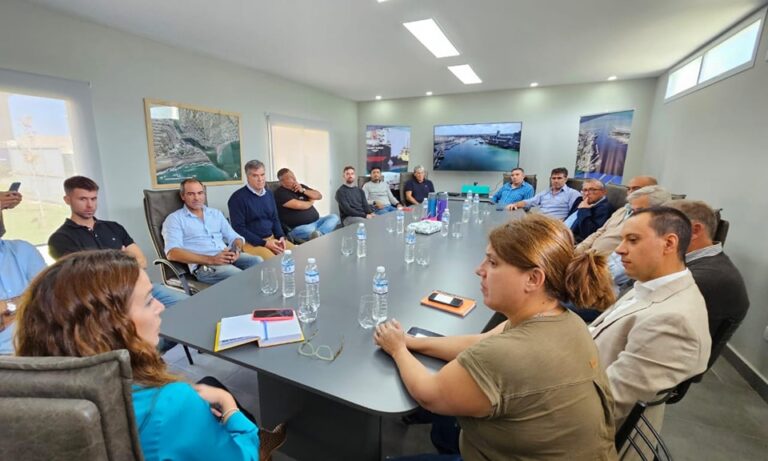 “La Cámara de Actividades Portuarias se reunió con la Presidenta de Puerto Quequén”